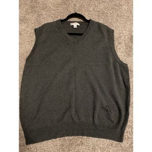 Cypress links dark grey sweater vest size XL